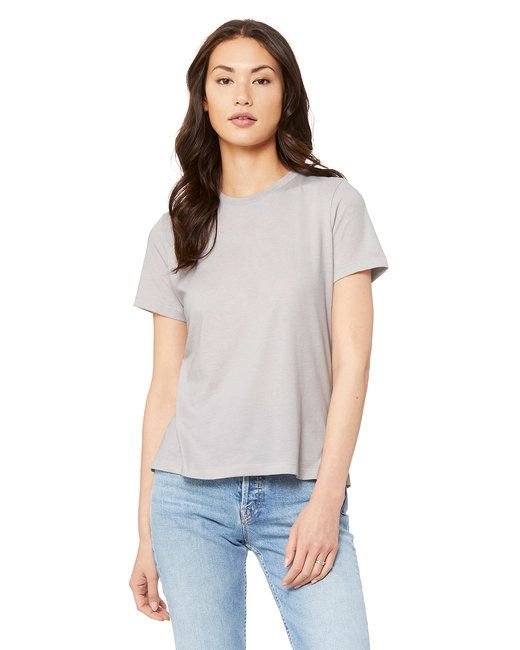 Ladies' Relaxed Heather CVC Short - Sleeve T-Shirt - ATHLETIC HEATHER - S - 7DAY'S
