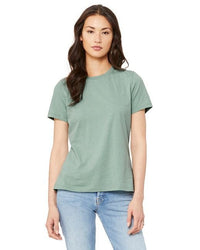 Ladies' Relaxed Heather CVC Short - Sleeve T-Shirt - ATHLETIC HEATHER - S - 7DAY'S