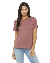 Ladies' Relaxed Heather CVC Short - Sleeve T-Shirt - ATHLETIC HEATHER - S - 7DAY'S
