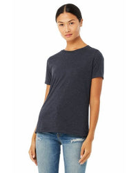Ladies' Relaxed Heather CVC Short - Sleeve T-Shirt - ATHLETIC HEATHER - S - 7DAY'S