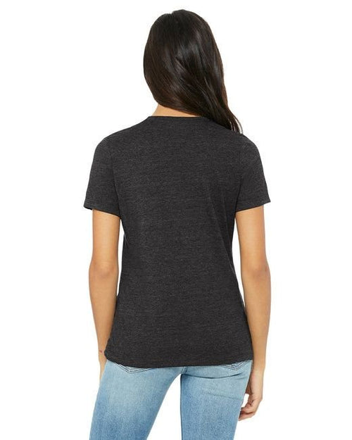 Ladies' Relaxed Heather CVC Short - Sleeve T-Shirt - ATHLETIC HEATHER - S - 7DAY'S