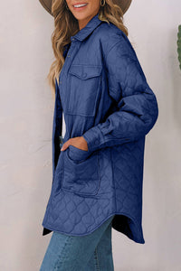 ladies Snap Down Collared Winter Coat Material composition: 100% nylon - 7DAY'S