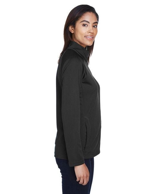 Ladies' Stretch Tech - Shell® Compass Full - Zip - DK GREY HEATHER - S - 7DAY'S