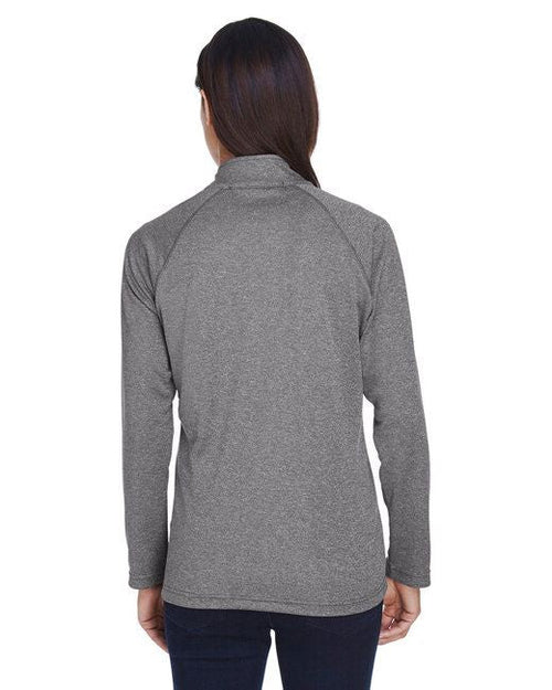 Ladies' Stretch Tech - Shell® Compass Full - Zip - DK GREY HEATHER - S - 7DAY'S