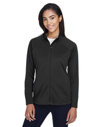 Ladies' Stretch Tech - Shell® Compass Full - Zip - DK GREY HEATHER - S - 7DAY'S