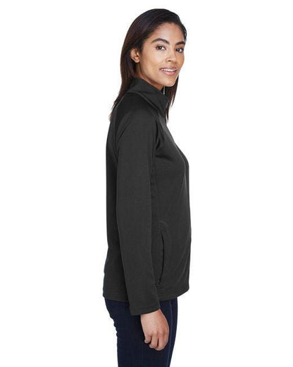 Ladies' Stretch Tech - Shell® Compass Full - Zip - DK GREY HEATHER - S - 7DAY'S