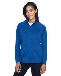 Ladies' Stretch Tech - Shell® Compass Full - Zip - DK GREY HEATHER - S - 7DAY'S