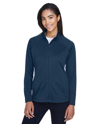 Ladies' Stretch Tech - Shell® Compass Full - Zip - DK GREY HEATHER - S - 7DAY'S