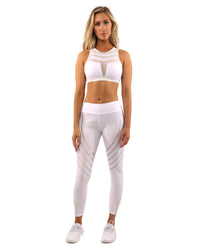 Laguna Set - Leggings & Sports Bra - White - 7DAY'S