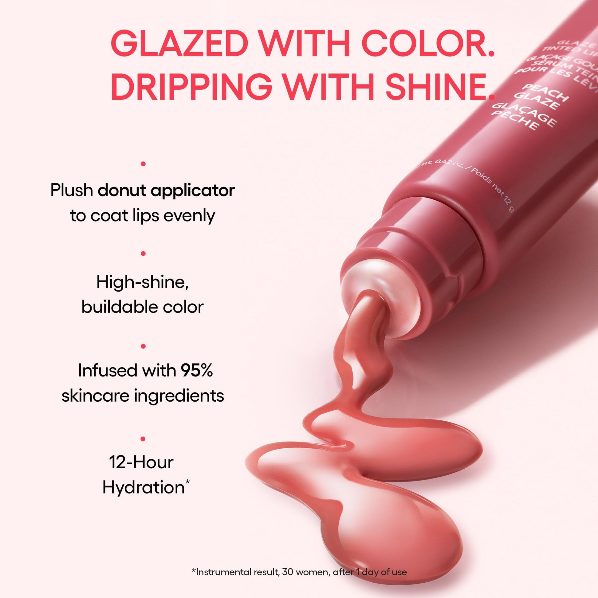 LANEIGE Glaze Craze Tinted Lip Serum: Hydrating Lip Serum for Glossy, Nourished Lips with Plumping Polypeptides - 7DAY'S