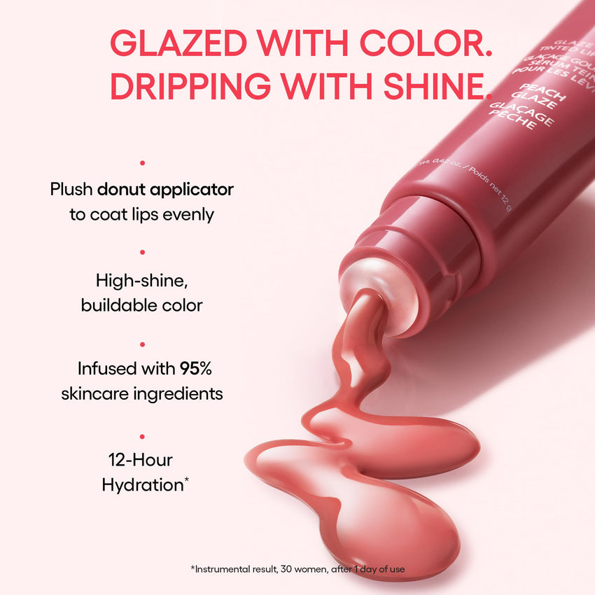 LANEIGE Glaze Craze Tinted Lip Serum: Hydrating Lip Serum for Glossy, Nourished Lips with Plumping Polypeptides - 7DAY'S