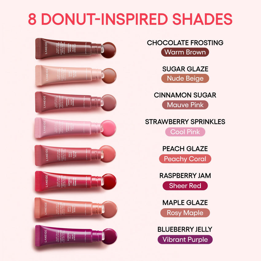 LANEIGE Glaze Craze Tinted Lip Serum: Hydrating Lip Serum for Glossy, Nourished Lips with Plumping Polypeptides - 7DAY'S