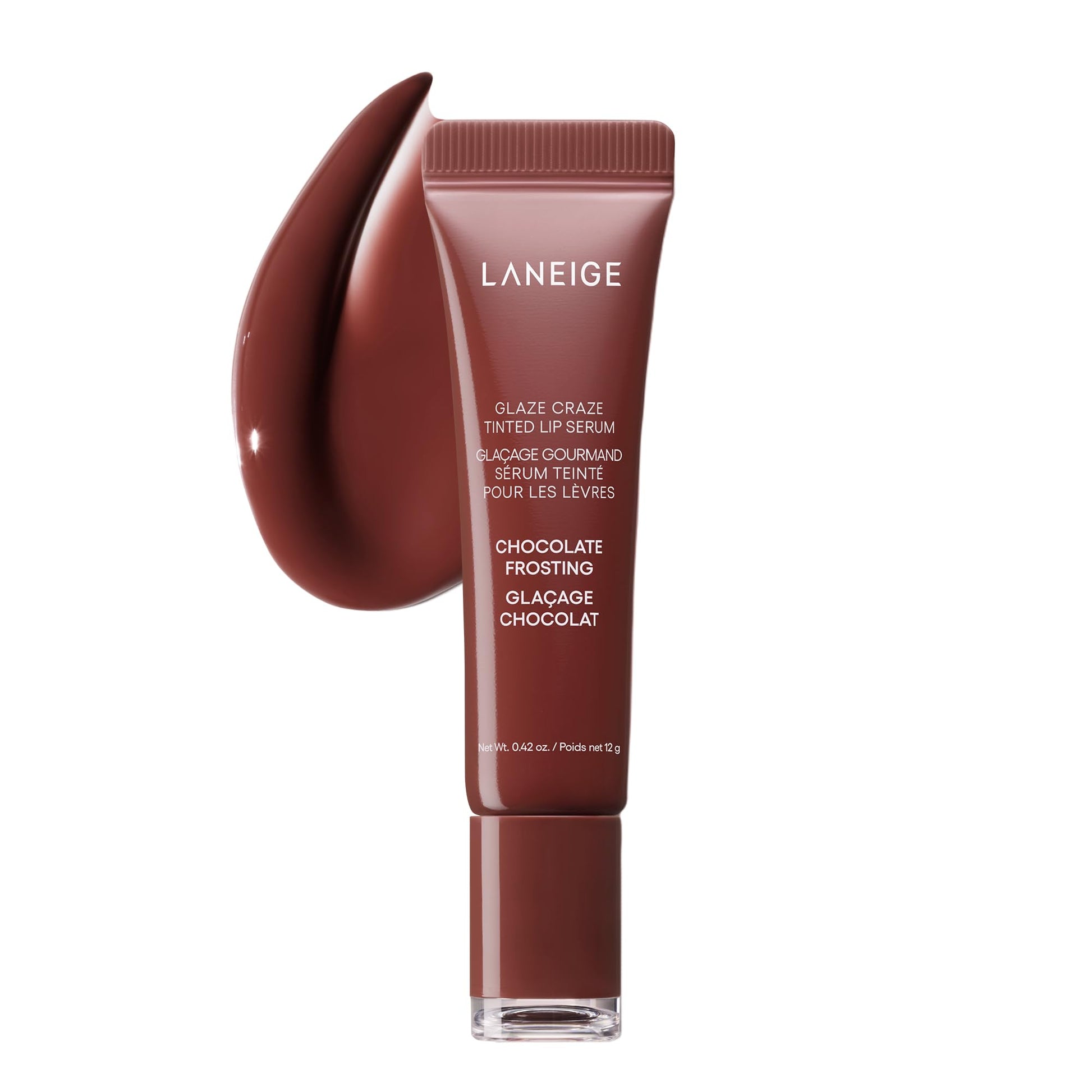 LANEIGE Glaze Craze Tinted Lip Serum: Hydrating Lip Serum for Glossy, Nourished Lips with Plumping Polypeptides - 7DAY'S