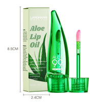 langmannni Aloe vera lip gloss, temperature - sensitive color - changing lip glaze, moisturizing and protective lipstick, lip oil - 7DAY'S