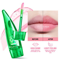 langmannni Aloe vera lip gloss, temperature - sensitive color - changing lip glaze, moisturizing and protective lipstick, lip oil - 7DAY'S