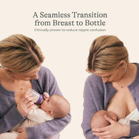 Lansinoh Anti - Colic Baby Bottles for Breastfeeding Babies, 8 Ounces, 3 Count, Includes 3 Medium Flow Nipples, Size M - 7DAY'S