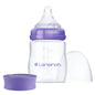 Lansinoh Anti - Colic Baby Bottles for Breastfeeding Babies, 8 Ounces, 3 Count, Includes 3 Medium Flow Nipples, Size M - 7DAY'S