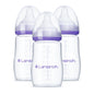 Lansinoh Anti - Colic Baby Bottles for Breastfeeding Babies, 8 Ounces, 3 Count, Includes 3 Medium Flow Nipples, Size M - 7DAY'S