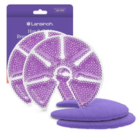 Lansinoh Breast Therapy Packs, Hot and Cold Breast - Pads with 2 Soft Covers, Postpartum Essentials for Nipple Pain Relief, Mastitis, Engorgement, Support for Breastfeeding and Pump Aid, 2 Pack - 7DAY'S