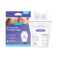 Lansinoh Breastmilk Storage Bags, 100 Count, Baby Essentials, Fast Freeze & Thaw Breast Milk Bags for Baby Bottle Feeding, Superior Strength & Stretch, 6 Ounce - 7DAY'S