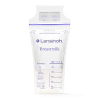 Lansinoh Breastmilk Storage Bags, 100 Count, Baby Essentials, Fast Freeze & Thaw Breast Milk Bags for Baby Bottle Feeding, Superior Strength & Stretch, 6 Ounce - 7DAY'S