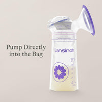 Lansinoh Breastmilk Storage Bags, 100 Count, Baby Essentials, Fast Freeze & Thaw Breast Milk Bags for Baby Bottle Feeding, Superior Strength & Stretch, 6 Ounce - 7DAY'S