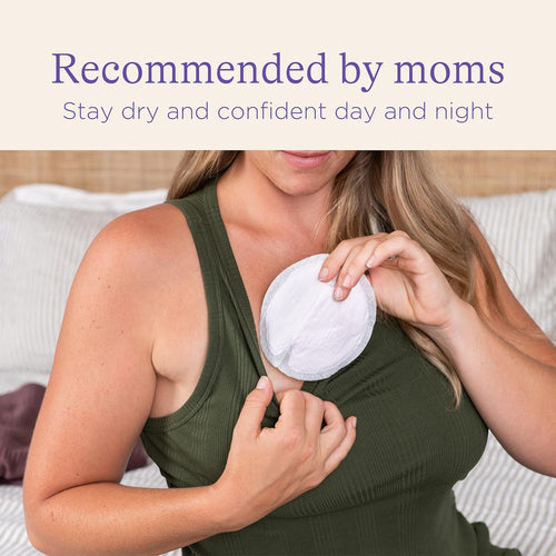 Lansinoh Stay Dry Disposable Nursing Pads, Soft and Super Absorbent Breast Pads, Breastfeeding Essentials for Moms, 200 Count - 7DAY'S
