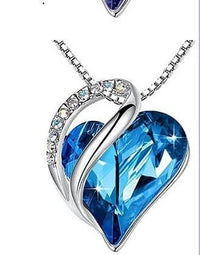 Leafael Mother's Day Necklace; Infinity Love Heart Pendant with Birthstone Crystals; Jewelry Gifts for Women; Birthday Necklaces for Wife Mom Girlfriend - 7DAY'S