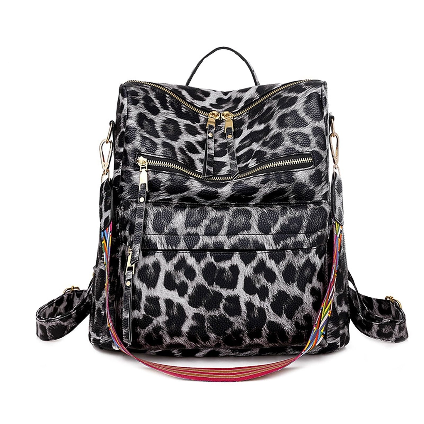 Leather Backpack Purse for Women Fashion Multipurpose Design Satchel Handbags Shoulder Bag Travel bag - 7DAY'S