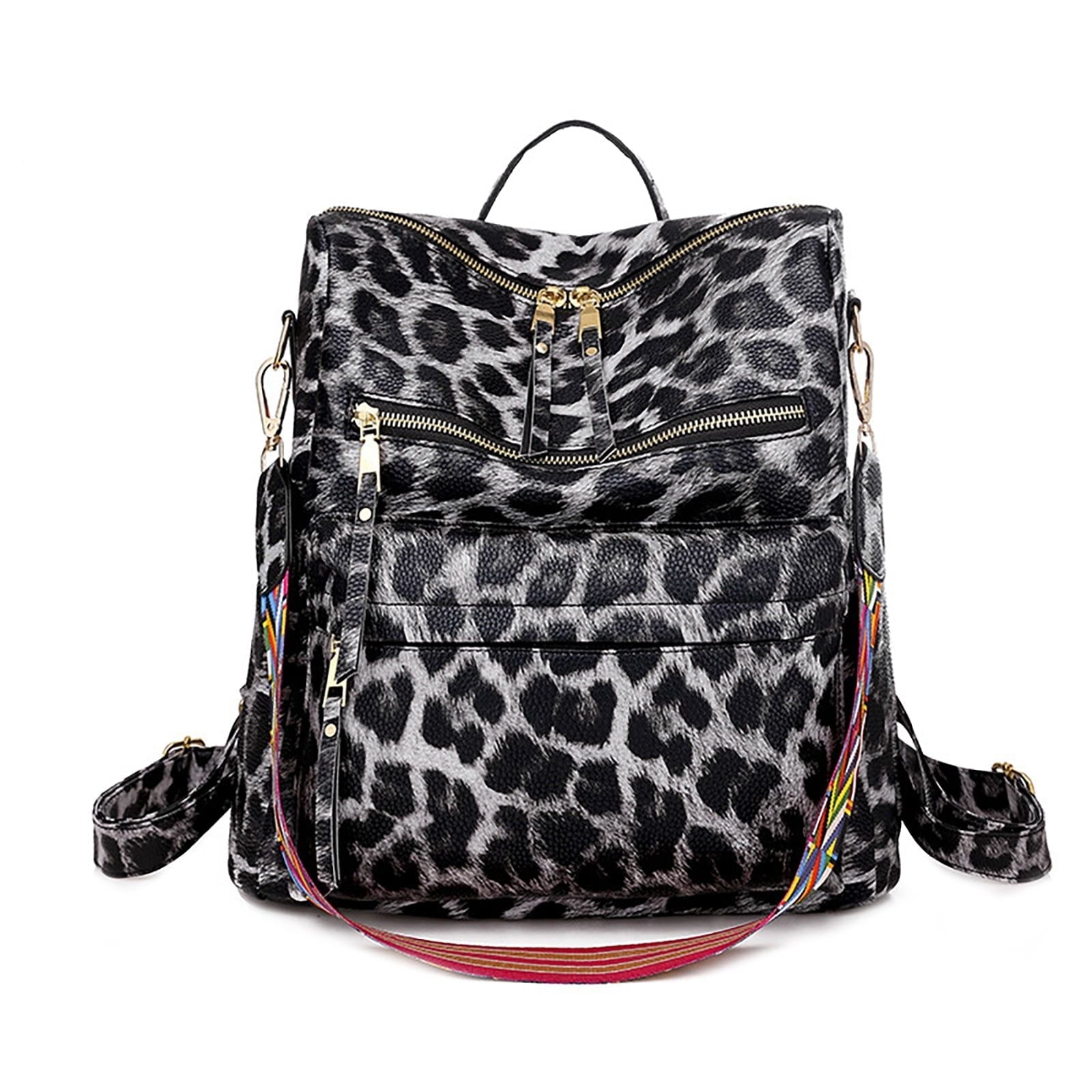 Leather Backpack Purse for Women Fashion Multipurpose Design Satchel Handbags Shoulder Bag Travel bag - 7DAY'S