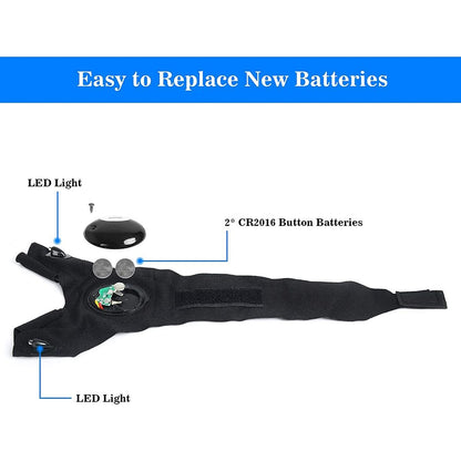 LED Flashlight Gloves; Gifts for Men Him Dad Boyfriend; Cool Gadget Hands - Free Lights - 7DAY'S