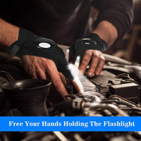 LED Flashlight Gloves; Gifts for Men Him Dad Boyfriend; Cool Gadget Hands - Free Lights - 7DAY'S