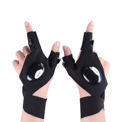 LED Flashlight Gloves; Gifts for Men Him Dad Boyfriend; Cool Gadget Hands - Free Lights - 7DAY'S