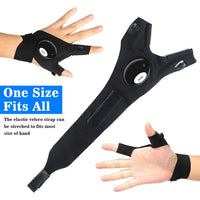 LED Flashlight Gloves; Gifts for Men Him Dad Boyfriend; Cool Gadget Hands - Free Lights - 7DAY'S