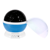 LED Star Sky Projector Night Light Kids Rotating Starry Night Lamp USB Sleep Light Xmas Gift - 7DAY'S