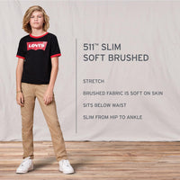 Levi's Boys' 511 Slim Fit Uniform Pants - 7DAY'S