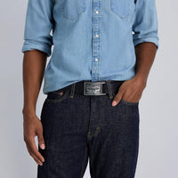 Levi's Men's Everyday Jean Belt with Removable Plaque Buckle - 7DAY'S