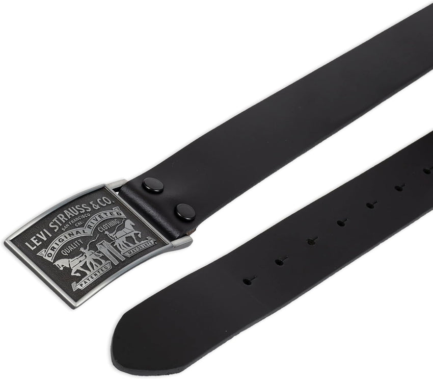Levi's Men's Everyday Jean Belt with Removable Plaque Buckle - 7DAY'S