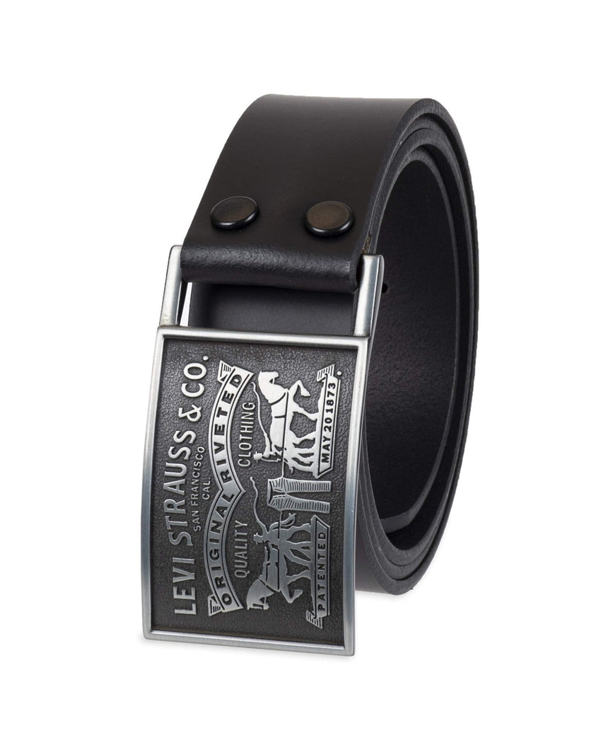 Levi's Men's Everyday Jean Belt with Removable Plaque Buckle - 7DAY'S