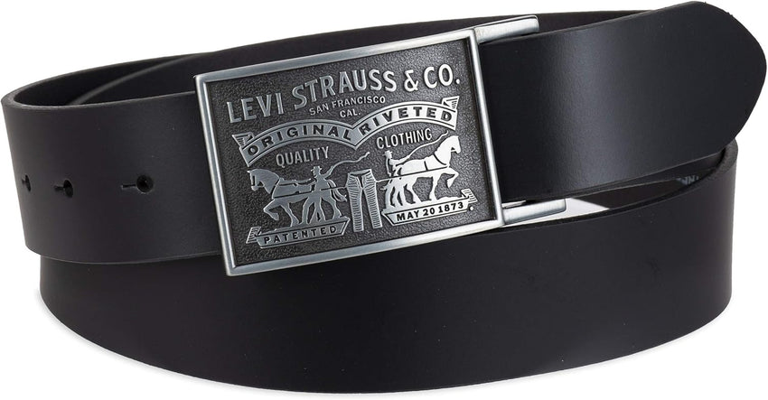 Levi's Men's Everyday Jean Belt with Removable Plaque Buckle - 7DAY'S