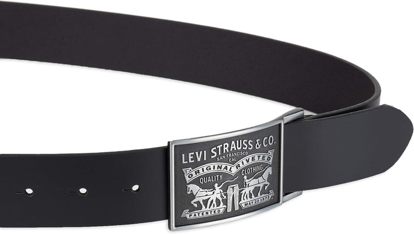Levi's Men's Everyday Jean Belt with Removable Plaque Buckle - 7DAY'S