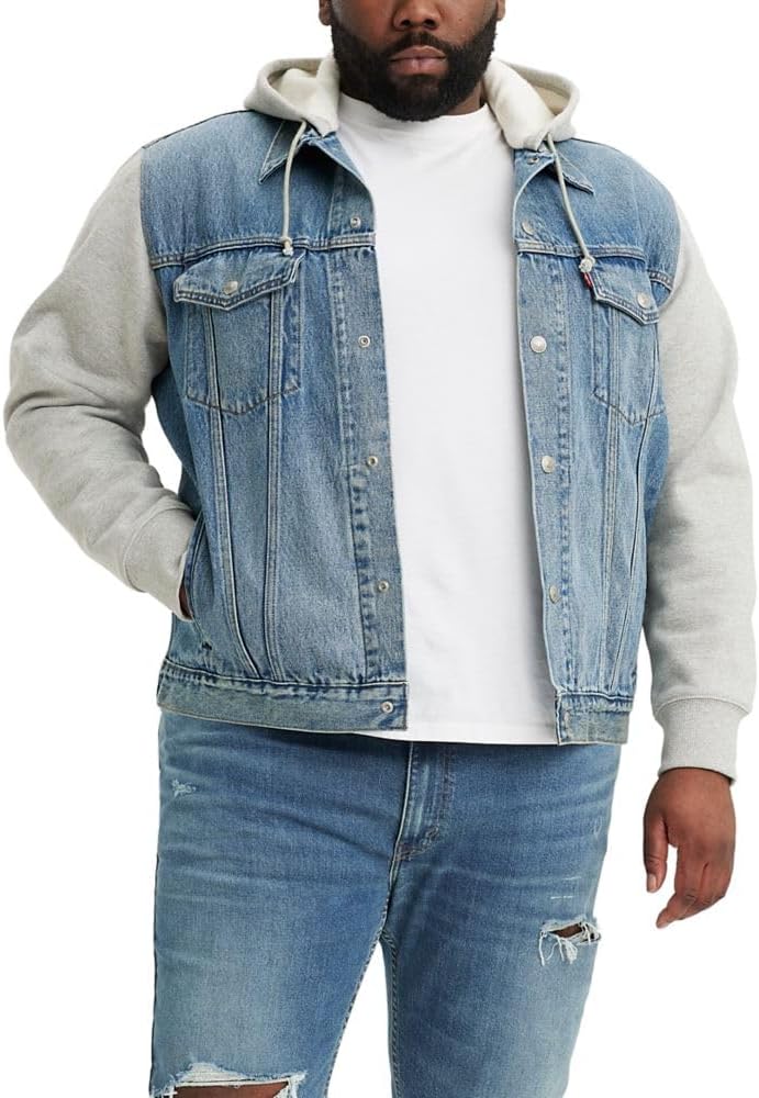 Levi's Men's Hybrid Hoodie Trucker Jacket - 7DAY'S