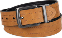 Levi's Men's Two - in - One Reversible Rotative Buckle Casual Everyday Jean Belt (Regular and Big & Tall Sizing) - 7DAY'S