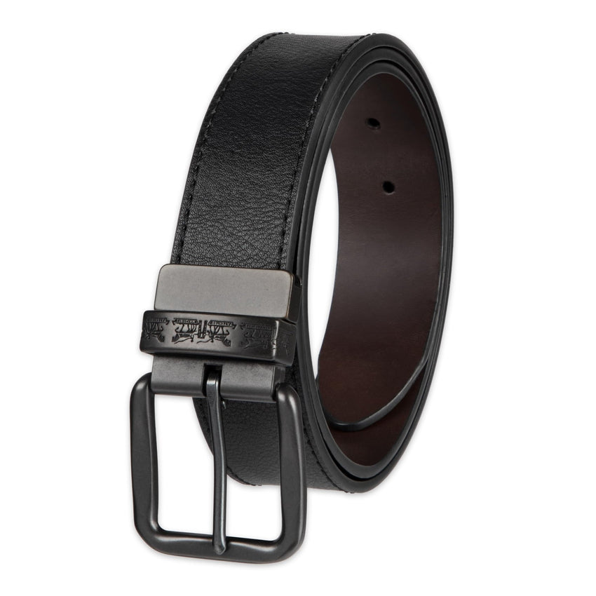 Levi's Men's Two - in - One Reversible Rotative Buckle Casual Everyday Jean Belt (Regular and Big & Tall Sizing) - 7DAY'S