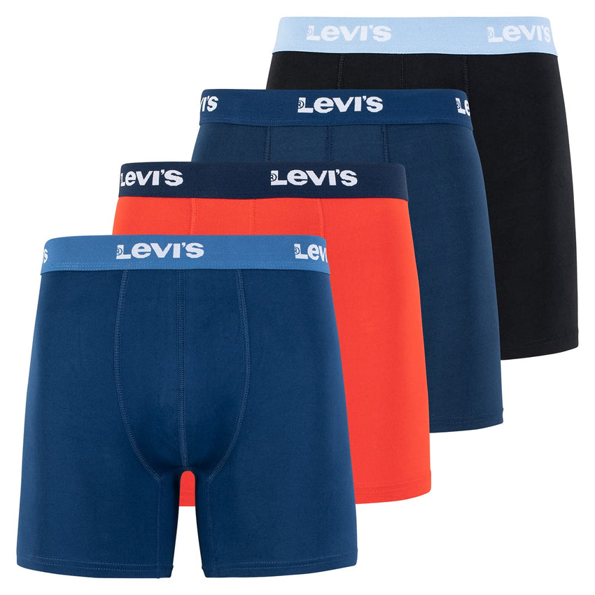 Levi's Mens Underwear Microfiber Boxer Brief for Men Ultra Soft 4 Pack - 7DAY'S