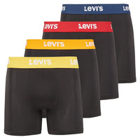 Levi's Mens Underwear Microfiber Boxer Brief for Men Ultra Soft 4 Pack - 7DAY'S