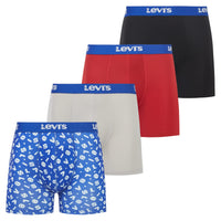 Levi's Mens Underwear Microfiber Boxer Brief for Men Ultra Soft 4 Pack - 7DAY'S