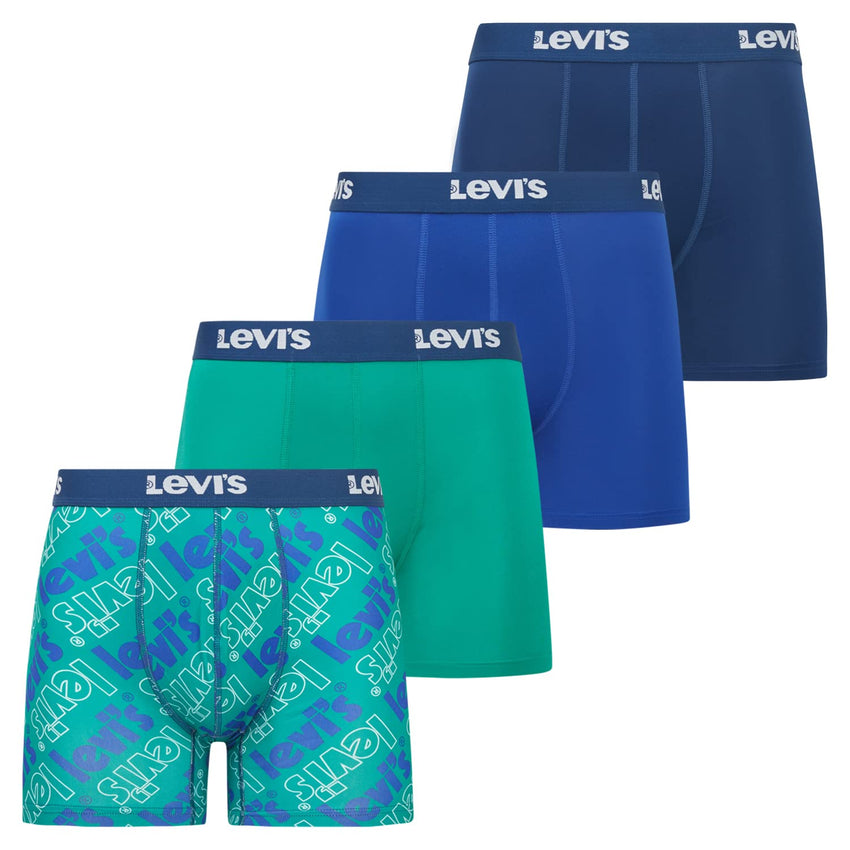 Levi's Mens Underwear Microfiber Boxer Brief for Men Ultra Soft 4 Pack - 7DAY'S