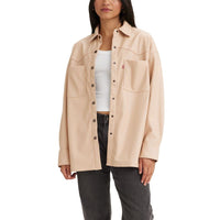 Levi's Women's Gia Leather Shirt - 7DAY'S
