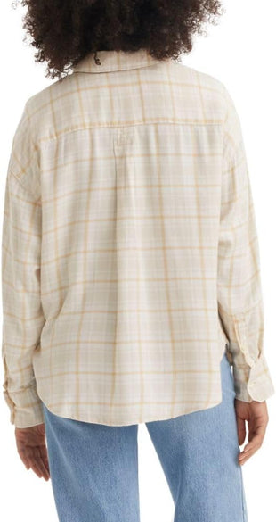 Levi's Women's Henri Flannel, Ecru - 7DAY'S
